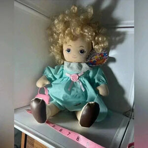 VTG Sugar Loaf Birthday Babies 16" PLUSH March Maryann NEW W/ TAG Blond Curls